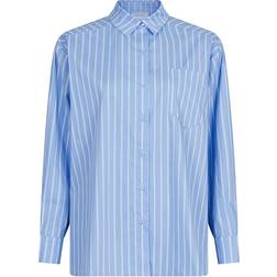 Neo Noir Dalma Double Stripe Shirt - Light Blue