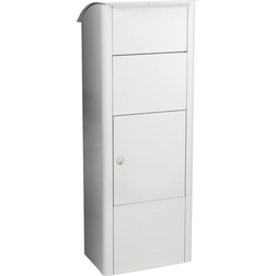 MEFA Beech Parcel Box 457 Ruko Lock - White