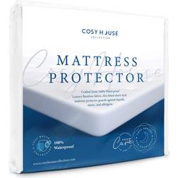 Cosy House Collection Luxury Mattress Cover White (213.4x182.9)