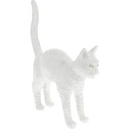 Seletti Jobby the Cat - White Bordlampe 46cm