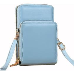 Qingy Fashion Small Crossbody Bags - Light Blue