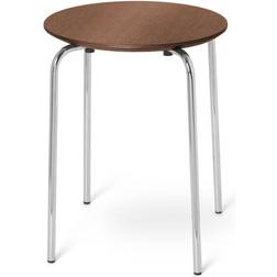 Ferm Living Herman Walnut/Chrome Sitzhocker 43cm