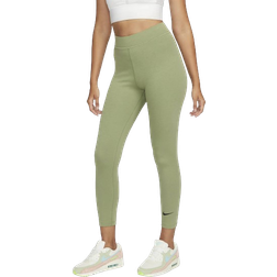 Nike Women's Sportswear Classics High-Waisted 7/8 Leggings - Oil Green/Black