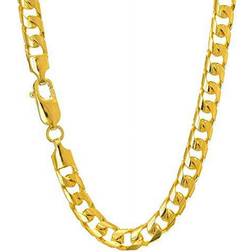 JewelStop Cuban Chain Bracelet - Gold