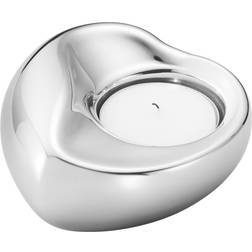 Georg Jensen Heart Stainless Steel Candlestick 1.7"