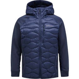 Peak Performance Helium Down Hybrid Hood Men - Blue Shadow