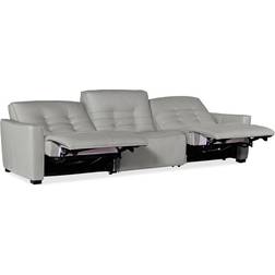 Hooker Furniture Reclining Gray Sofa 121" 3 Seater