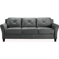 Lifestyle Solutions iLounge Harvard Grey Sofa 80.3" 3 Seater