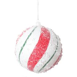 Vickerman Swirl Ball Green/Multicolour Christmas Tree Ornament 4" 3