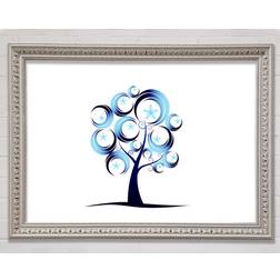 Ivy Bronx Tree Abstract Blue Bild 118.9x84.1cm