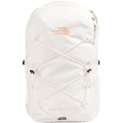 The North Face Women’s Jester Luxe Backpack - Gardenia White/Burnt Coral Metallic