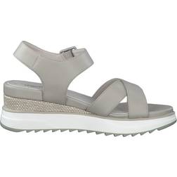 s.Oliver 5-5-28707-20 Wedge Sandal - Lt Mole