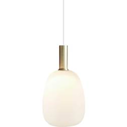 Nordlux Alton White/Brass Pendelleuchte 23cm