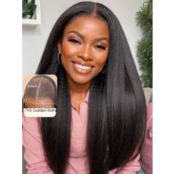 UNice 7x5 Bye Bye Knots Pre-Everything Glueless Lace Wig 14 inch Black