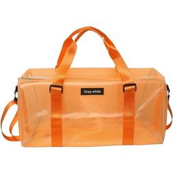 RKSTN Clear Vinyl Beach Bag - Orange