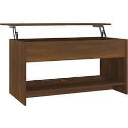 vidaXL Engineered Wood Brown Oak Sofabord 50x102cm