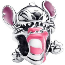 Pandora Disney Stitch Birthday Cake Charm - Silver/Multicolour