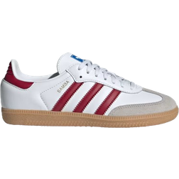 Adidas Junior Samba OG - Cloud White/Collegiate Burgundy/Gum