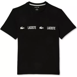 Lacoste Men's Logo Band Underwear T-Shirt - Black