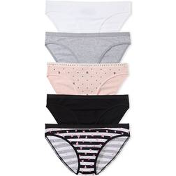 Victoria's Secret Cotton Stretch Bikini Panties 5-pack - New Neutrals Mix