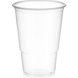 Catersource Plastic Cups Glass 40cl 50-pack