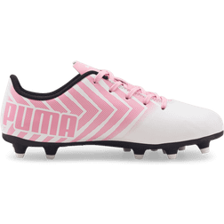 Puma Kid's Tacto II FG/AG - White/Pink