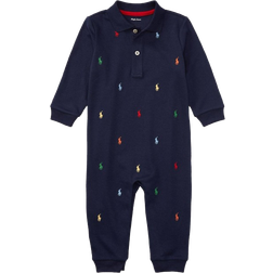Ralph Lauren Baby's Soft Cotton Polo Coverall - Refined Navy