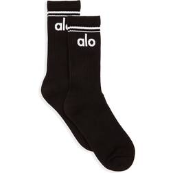 Alo Unisex Throwback Socks - Black/White