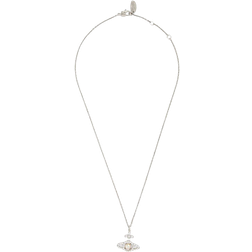 Vivienne Westwood Olympia Necklace - Silver/Pearl/Transparent