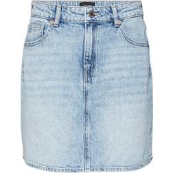 Vero Moda Tessa Short Skirt - Blue/Light Blue Denim