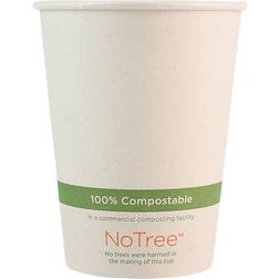 World Centric Paper Cups Hot NoTree Natural 355ml 1000pcs