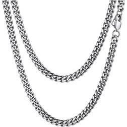 Prosteel Trendy Cuban Links Necklace - Silver