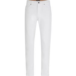 Hugo Boss L Taber Detail Tapered Fit Jeans - White