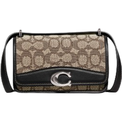 Coach Bandit Crossbody Bag In Signature Textile Jacquard - Black