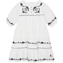 Guess Junior Embroidered Cotton Dress - White