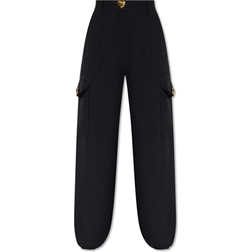 Moschino Viscose Blend Cargo Pants - Black