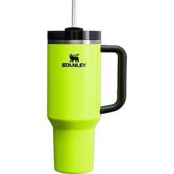 Stanley Quencher H2.0 FlowState Neon Yellow Travel Mug 40fl oz