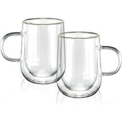 Premium Borosilicate Mug 2pcs