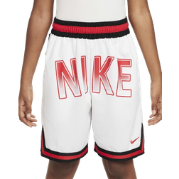 Nike Big Kid's DNA Culture of Basketball Dri-FIT Shorts - White/University Red