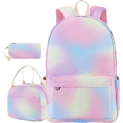 Dicasser Gradient Backpack Set - Rainbow