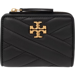 Tory Burch Kira Chevron Bi Fold Wallet - Black