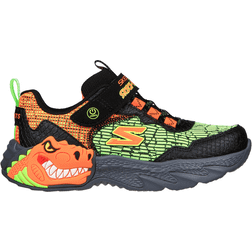 Skechers Skech-O-Saurus Dino Lights - Black/Orange