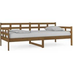 vidaXL Day Bed Honey Brown Sofa 193.5cm 3-seter