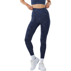 USA Pro Core High Rise Leggings - Navy Geo Gloss