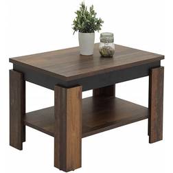 Deine Tante Emma Tim II Oldwood Reclaimed Wood Nb. Decoration/Black Couchtisch 60x90cm