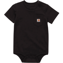 Carhartt Infant Short Sleeve Pocket Bodysuit - Caviar Black (CA5004-K01)