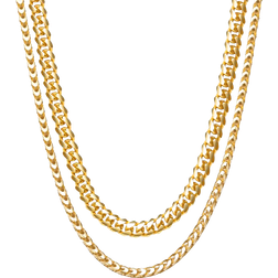 Jaxxon Cuban Franco Chain Stack - Gold