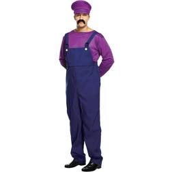 Nintendo Waluigi Budsjett Karnevalskostyme