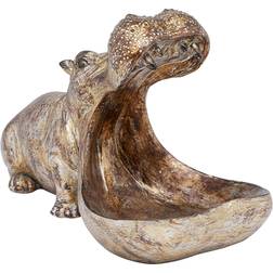 Kare Design Hungry Hippo Brown/Copper Dekofigur 17cm