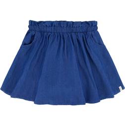 Deux par Deux Chambray Skort - Blue